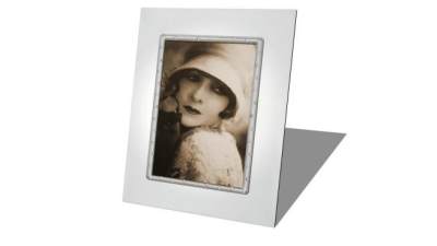 白色简约摆台相框SU模型下载_sketchup草图大师SKP模型