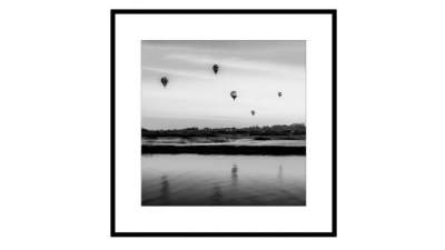 热气球摄影作品挂画SU模型下载_sketchup草图大师SKP模型