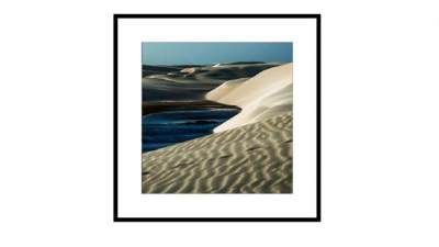 沙漠摄影作品相框挂画SU模型下载_sketchup草图大师SKP模型