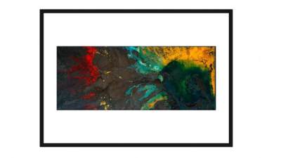 现代艺术绘画挂画SU模型下载_sketchup草图大师SKP模型