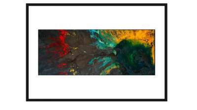 艺术品彩绘挂画SU模型下载_sketchup草图大师SKP模型