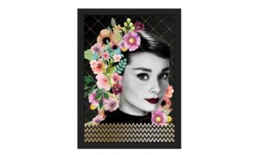 可爱的奥黛丽海报挂画SU模型下载_sketchup草图大师SKP模型