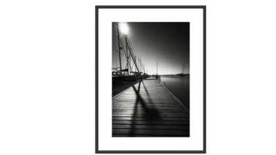 海岸栈桥摄影作品挂画SU模型下载_sketchup草图大师SKP模型