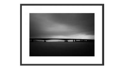 海岸桥梁摄影作品挂画SU模型下载_sketchup草图大师SKP模型