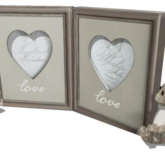 泰迪熊摆台爱心创意相框SU模型下载_sketchup草图大师SKP模型