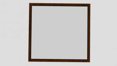 方形实木挂画相框SU模型下载_sketchup草图大师SKP模型