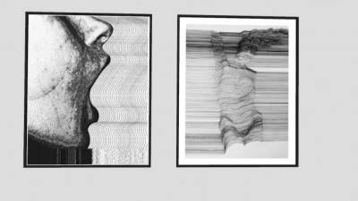 声波艺术海报挂画SU模型下载_sketchup草图大师SKP模型