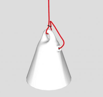 聚乙烯散射光悬浮灯SU模型下载_sketchup草图大师SKP模型