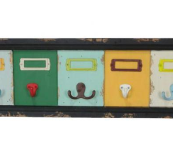 美式室内家居壁挂衣帽架SU模型下载_sketchup草图大师SKP模型