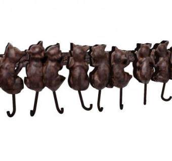 猫咪猫尾衣帽钩SU模型下载_sketchup草图大师SKP模型