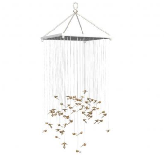 金属鸟雀家居挂饰SU模型下载_sketchup草图大师SKP模型