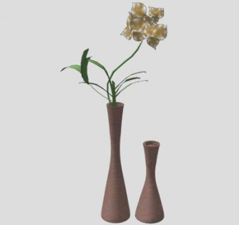 现代简约装饰花瓶SU模型下载_sketchup草图大师SKP模型