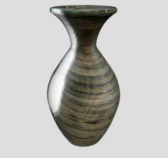 复古色装饰陶瓷花瓶SU模型下载_sketchup草图大师SKP模型