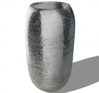 金属装饰花瓶SU模型下载_sketchup草图大师SKP模型