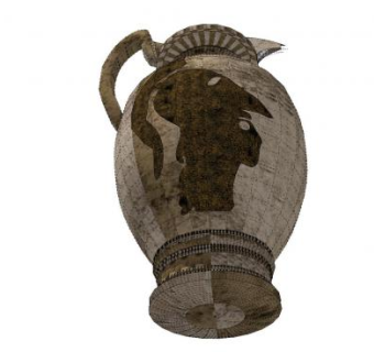 罗马风格装饰花瓶SU模型下载_sketchup草图大师SKP模型