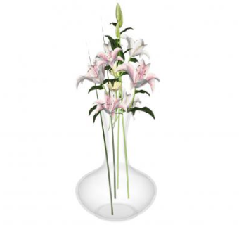 现代透明玻璃花瓶SU模型下载_sketchup草图大师SKP模型