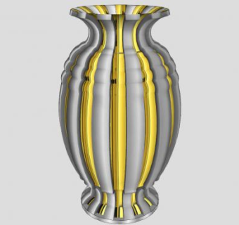 现代创意花瓶装饰摆件SU模型下载_sketchup草图大师SKP模型