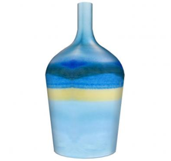 蓝河彩釉陶瓷花瓶SU模型下载_sketchup草图大师SKP模型