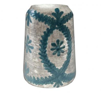 复古风格印花花瓶摆件SU模型下载_sketchup草图大师SKP模型