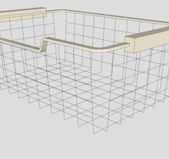 超市购物篮SU模型下载_sketchup草图大师SKP模型