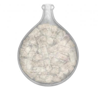 软木玻璃圆形塞瓶SU模型下载_sketchup草图大师SKP模型