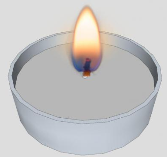 茶蜡蜡烛SU模型下载_sketchup草图大师SKP模型