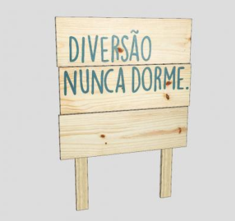 天然松木告示板装饰SU模型下载_sketchup草图大师SKP模型