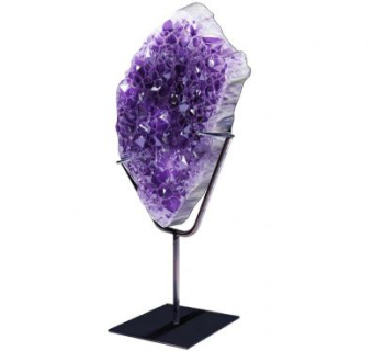 紫色晶体装饰物体摆件SU模型下载_sketchup草图大师SKP模型