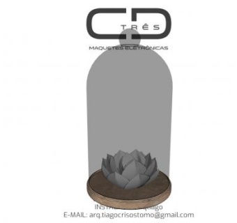 玻璃瓶花卉室内装饰摆件SU模型下载_sketchup草图大师SKP模型