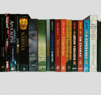 外国小说展示书籍SU模型下载_sketchup草图大师SKP模型