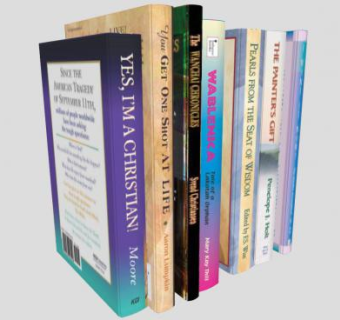 厚皮封面外文书籍立体展示SU模型下载_sketchup草图大师SKP模型