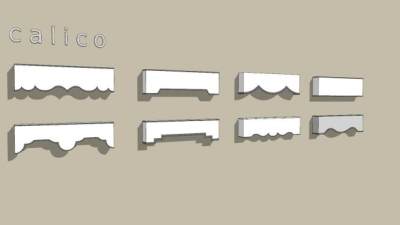 窗檐板系列设计SU模型下载_sketchup草图大师SKP模型