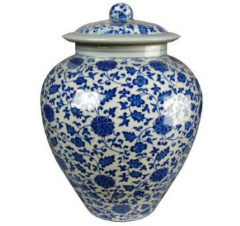 中国风格青花瓷瓶罐SU模型下载_sketchup草图大师SKP模型