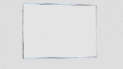 书写平面白板SU模型下载_sketchup草图大师SKP模型