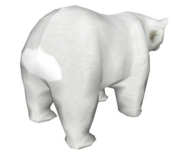 小北极熊玩偶装饰SU模型下载_sketchup草图大师SKP模型