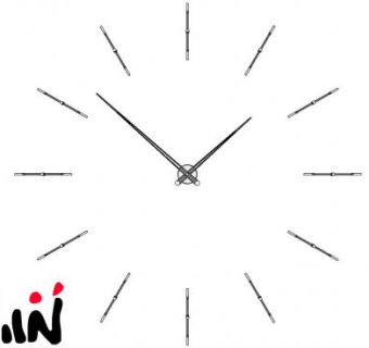 北欧式无痕创意墙饰挂钟SU模型下载_sketchup草图大师SKP模型