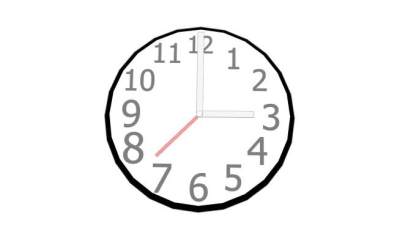 现代简约圆形客厅时钟SU模型下载_sketchup草图大师SKP模型