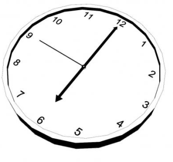 现代简约挂钟SU模型下载_sketchup草图大师SKP模型