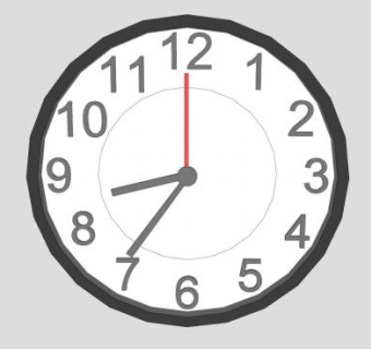 现代圆形个性时钟SU模型下载_sketchup草图大师SKP模型