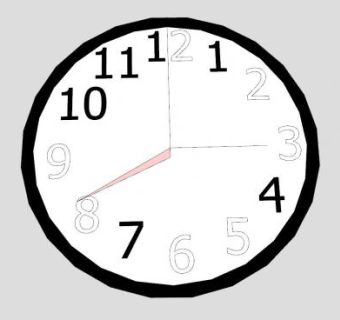 家居客厅圆形挂钟SU模型下载_sketchup草图大师SKP模型