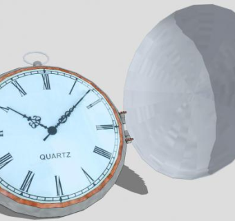 古典怀旧怀表SU模型下载_sketchup草图大师SKP模型