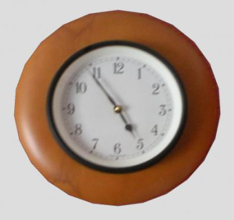 老式墙壁挂钟SU模型下载_sketchup草图大师SKP模型