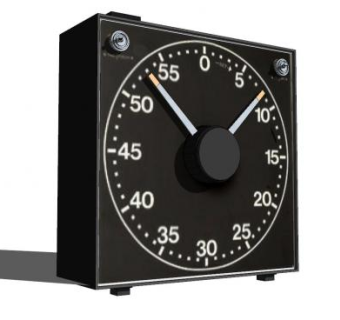 黑色传统暗房定时器SU模型下载_sketchup草图大师SKP模型