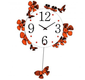 现代蝴蝶装饰钟表SU模型下载_sketchup草图大师SKP模型