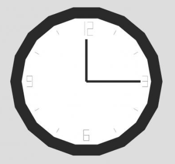 简约现代风格钟表SU模型下载_sketchup草图大师SKP模型