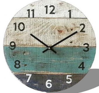 美式乡村托盘木时钟SU模型下载_sketchup草图大师SKP模型