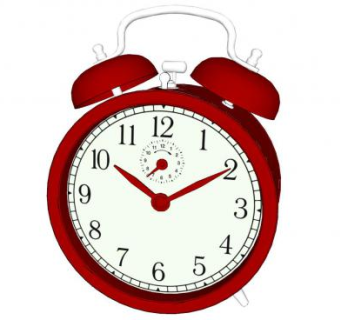 红色机械床头闹钟SU模型下载_sketchup草图大师SKP模型