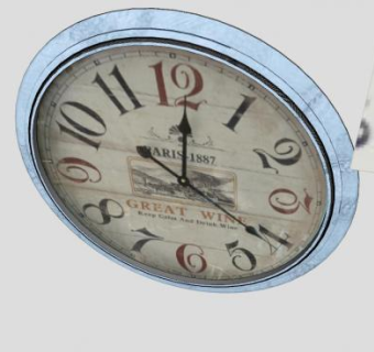 美式复古钟表设计SU模型下载_sketchup草图大师SKP模型