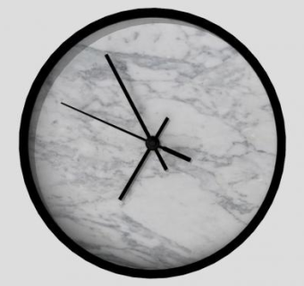 黑框大理寺钟表SU模型下载_sketchup草图大师SKP模型