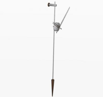 极简主义风格现代金属装饰钟表SU模型下载_sketchup草图大师SKP模型